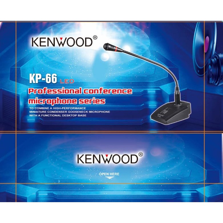 Mic Meja Conference kabel KENWOOD KP66 LED