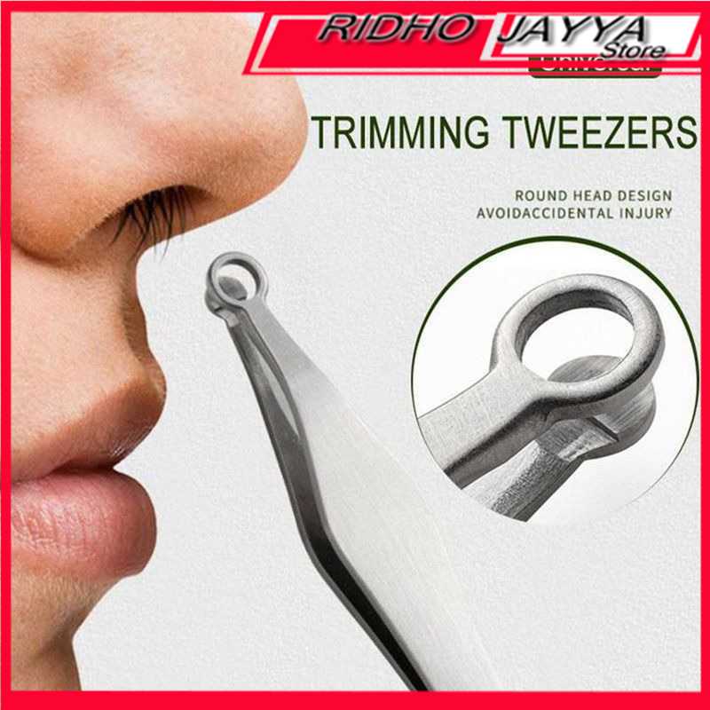 Pinset Pangkas Bulu Hidung Nose Hair Tweezer Bulu