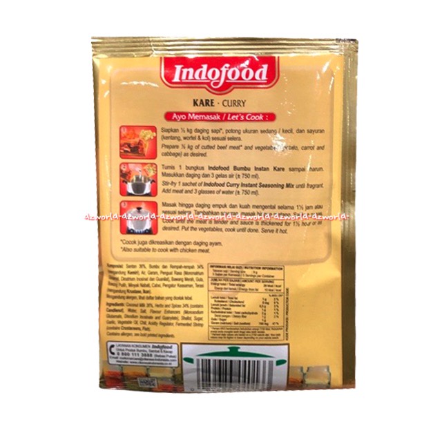 Indofood Soto Ayam Kare Curry Gulai Opor Ayam 45gr Bumbu Instan Masakan Indonesia Indo Food Yellow Chicken Clear Soup Instant Seasoning