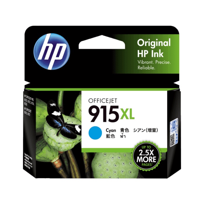 Tinta HP 1 Set 915 XL ( Bk , C , M ,Y ) Original Cartridge