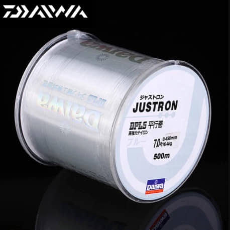 Daiwa Justron Senar Pancing Warna Clear Panjang 500M