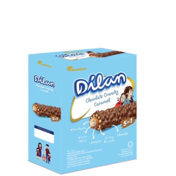 

Dilan Wafer Crunchy Choco Caramel 12 x 24 gr