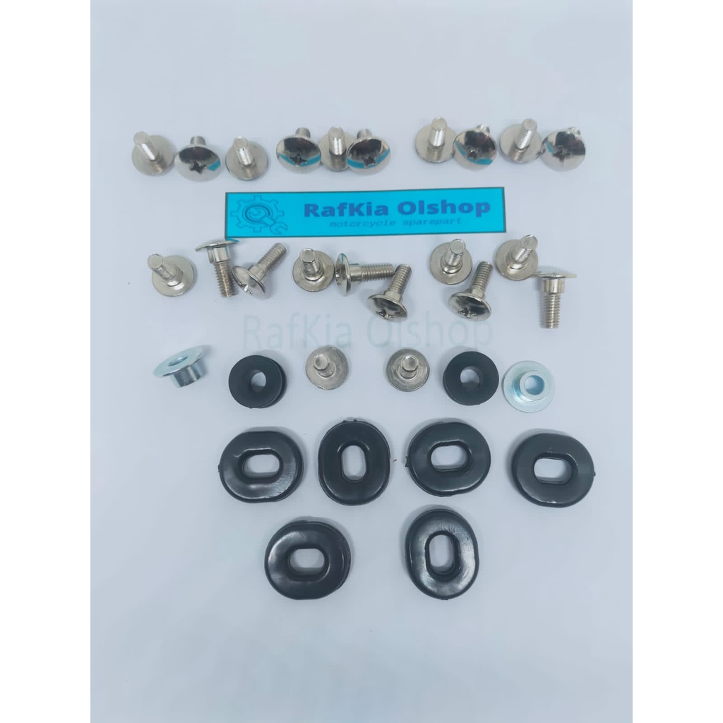 Baud Baut Karet Cover Body Supra X 125 Suzuki Smash Shogun Honda Revo