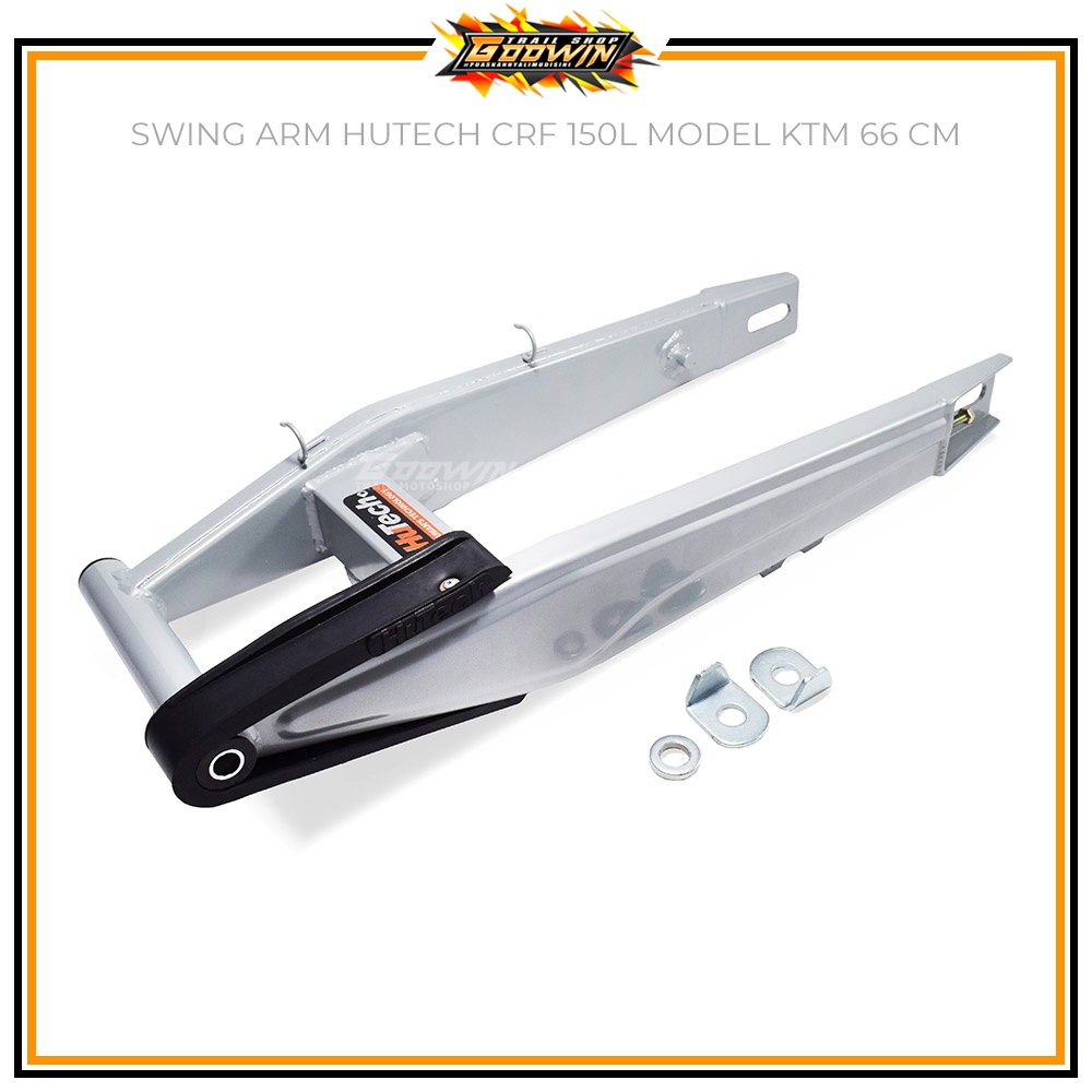 Swing Arm HUTECH KLX 150 / Swingarm CRF 150L Model KTM 250 60cm 66cm Long Silver Hitam