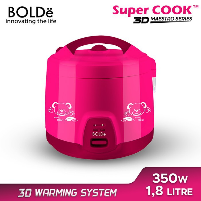 Magic Com BoldE / Rice Cooker BOLDe / Super Cook BOLDe 1,8Liter / Super Cook Maestro Series BOLDe