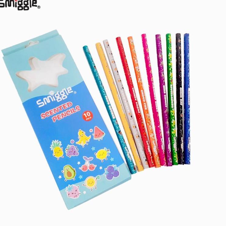 

Paling Favorit pensil warna Smiggle/Smiggle 10colours pencil