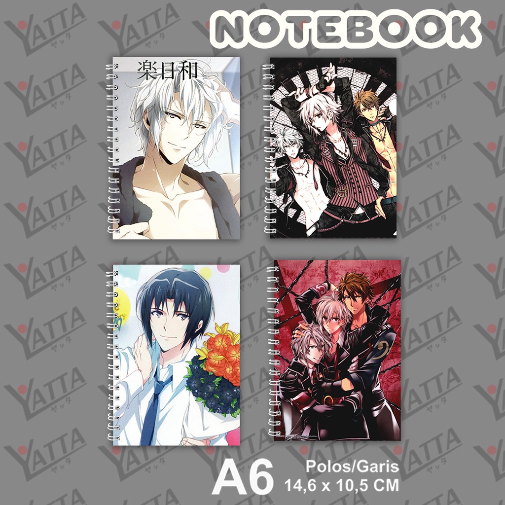 

Notebook Anime Ukuran A6 10,5 cm x 14,8 cm Idolish7 TRIGGER Seri 2