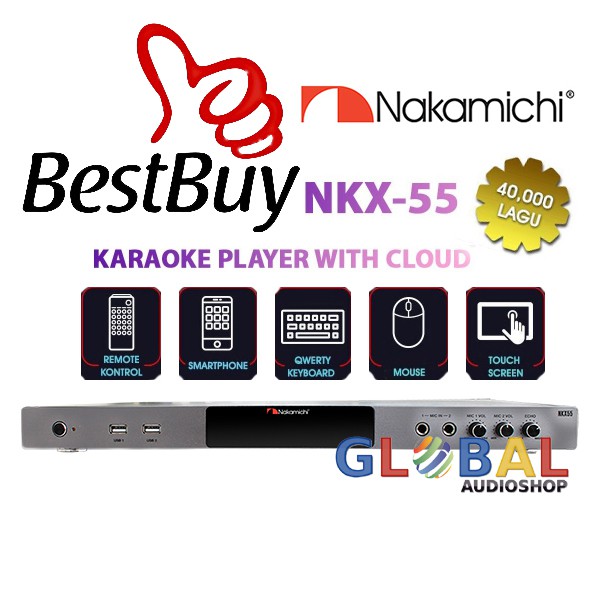 PROMO!! NAKAMICHI NKX55 NKX-55 NKX 55 Karaoke Player GARANSI RESMI