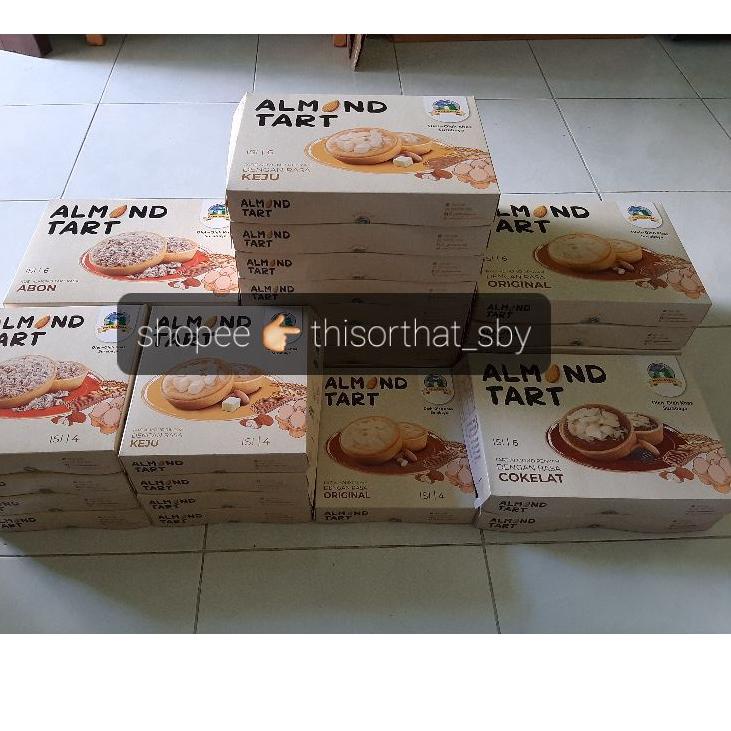 

ヸ Almond Tart Pahlawan Surabaya || Isi 4 || Oleh-oleh Khas Kota Surabaya ㅩ