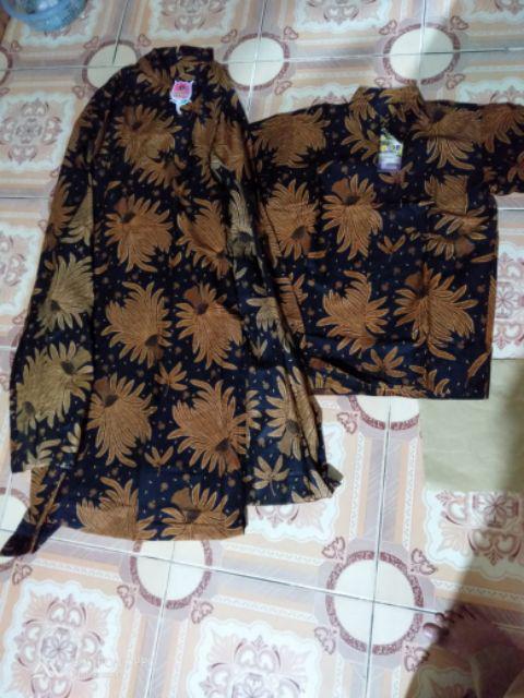 Long Dress Cape Batik Gamis Batika Nadine Manggar Kobis Kupu Padi Ulir Manis Gendis Sekar Evita Cape