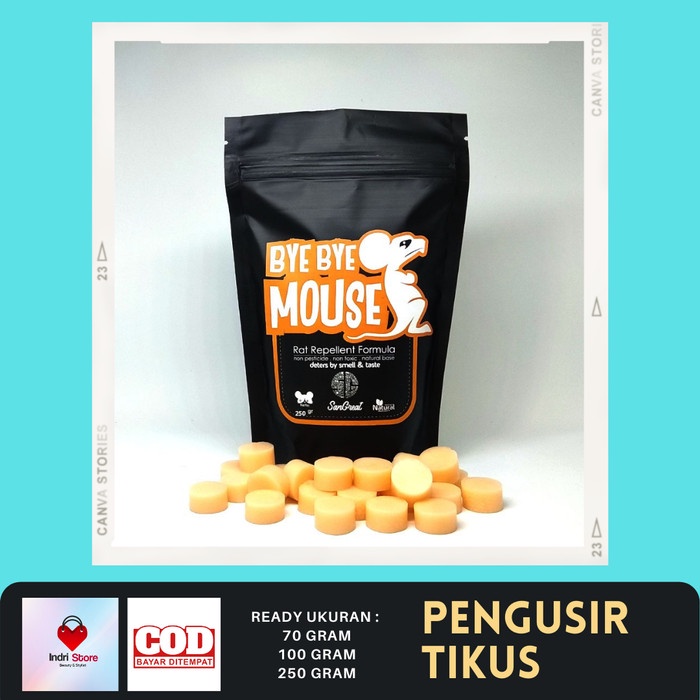 Jual Lucina Pengusir Tikus Mobil Rumah Gel Anti Tikus Bye Bye Mouse