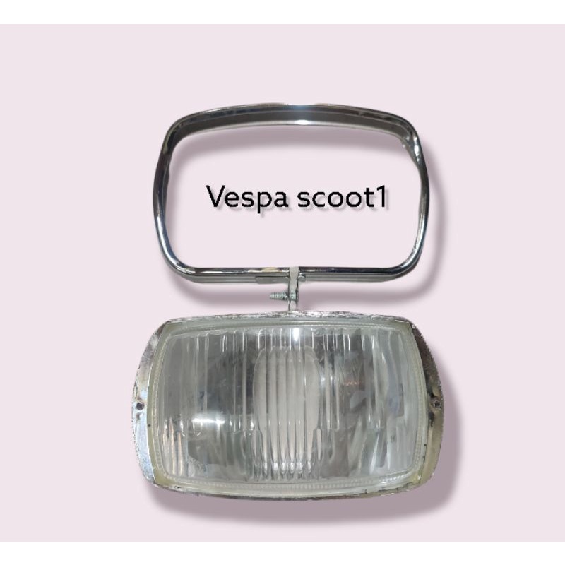 reflektor vespa pts lampu depan vespa pts