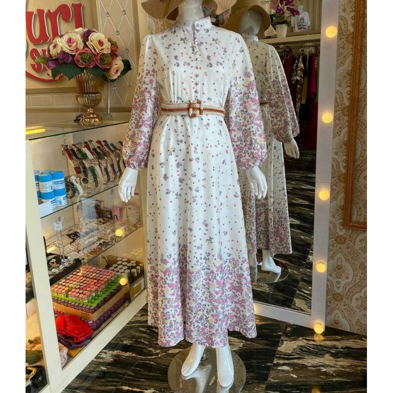 Dress Mewah Import Baju Bangkok Murah High Quality Kualitas Premium New Arrival Real Pict