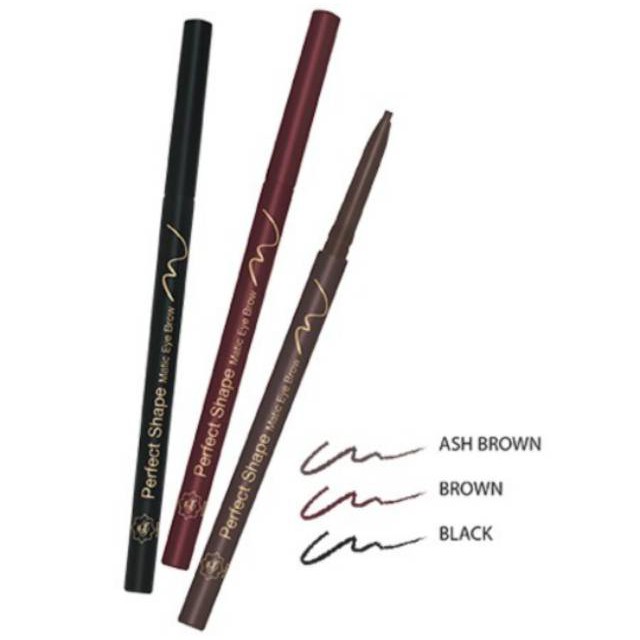 Viva Pencil Matic Perfect Shape Queen Pensil Alis Black Brown Ash Brown Eyebrow / MATIC VIVA NEW