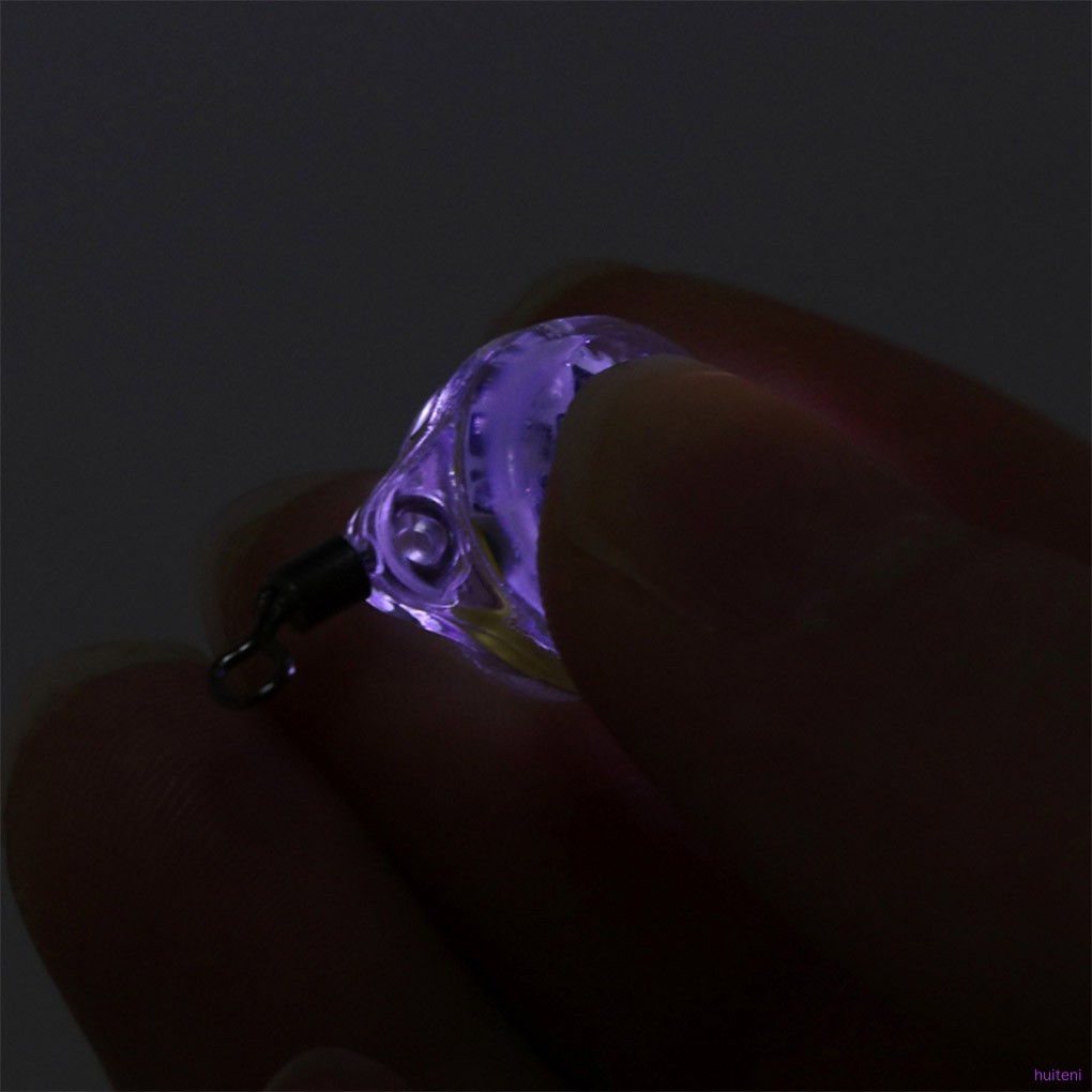 Umpan Pancing Lampu Led Warna-Warni Tenaga Baterai Untuk Air Tawar / Asin Huiteni