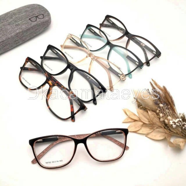 Dkacamataeyes - [BISA COD] Kacamata 58762 l Gratis Lensa Minus l Anti Radiasi...