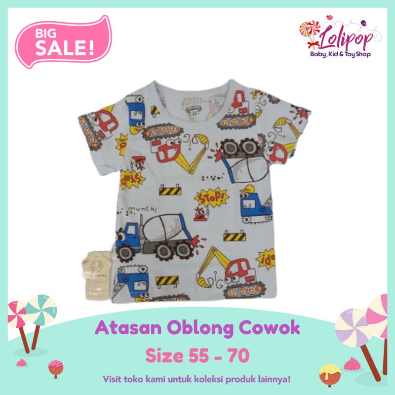 KAOS ANAK - ATASAN OBLONG COWOK