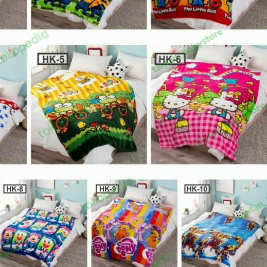 Selimut anak/bayi bulu karakter - hello kitty