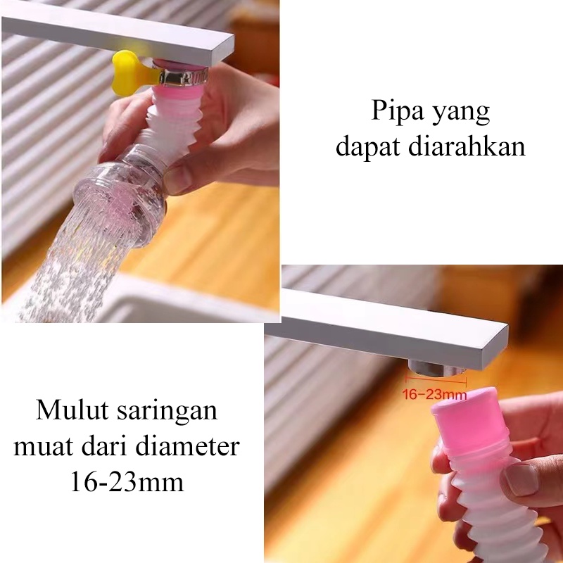 [1KG 30PCS] Babyland Sambungan Kran Air Fleksibel Saringan Air Keran Water Filter Faucet Anti Splash Shower