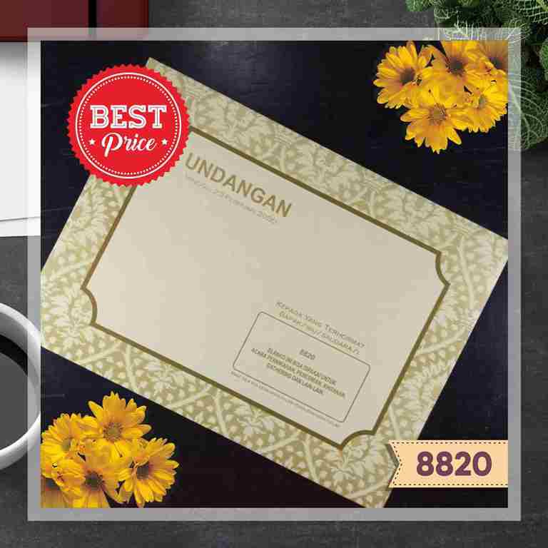 BLANGKO UNDANGAN ERBA 8820 GRATIS PLASTIK