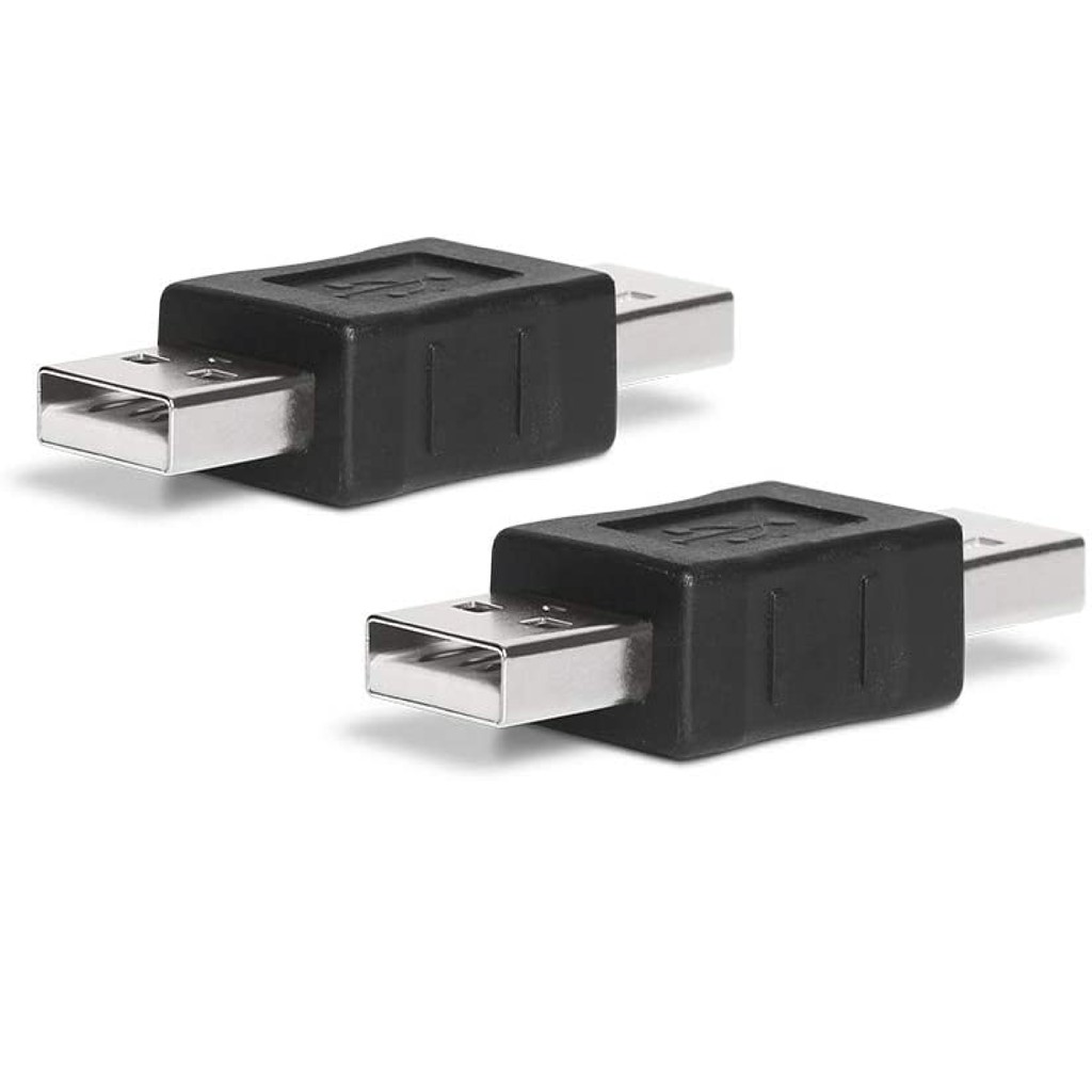 UMM | CONNECTOR USB 2.0 MALE TO MALE BEST (BLACK)