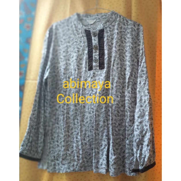 preloved blouse coklat