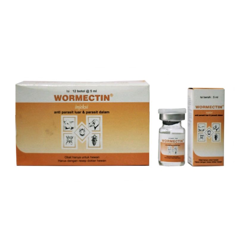wormectin (5ml + suntik 1ml)