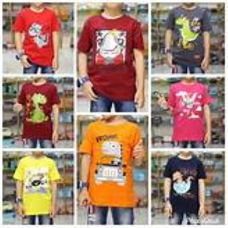 KAOS ANAK LAKI LAKI UMUR 1-2-3-4-5-6-7-8-9-10-11-12 // ATASAN BAJU ANAK LAKI LAKI // GROSIR BAJU KAOS ANAK