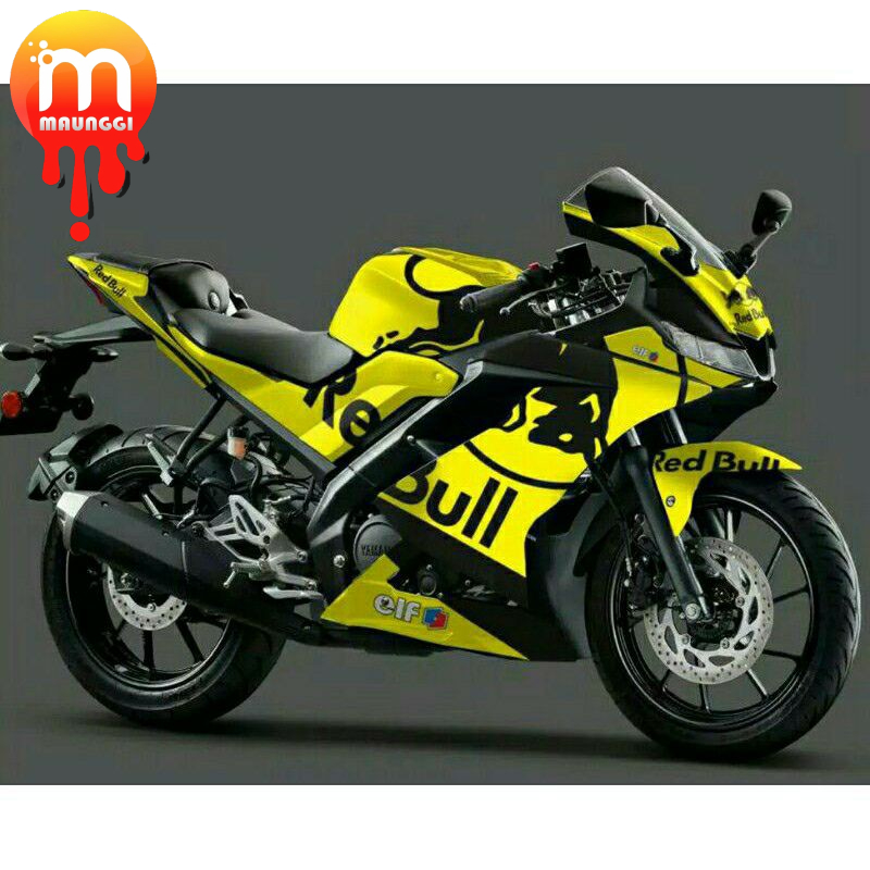 Decal r15 v3 full body Striping all new  r15 v3 full body motif red bull sudah ada lapisan anti gore