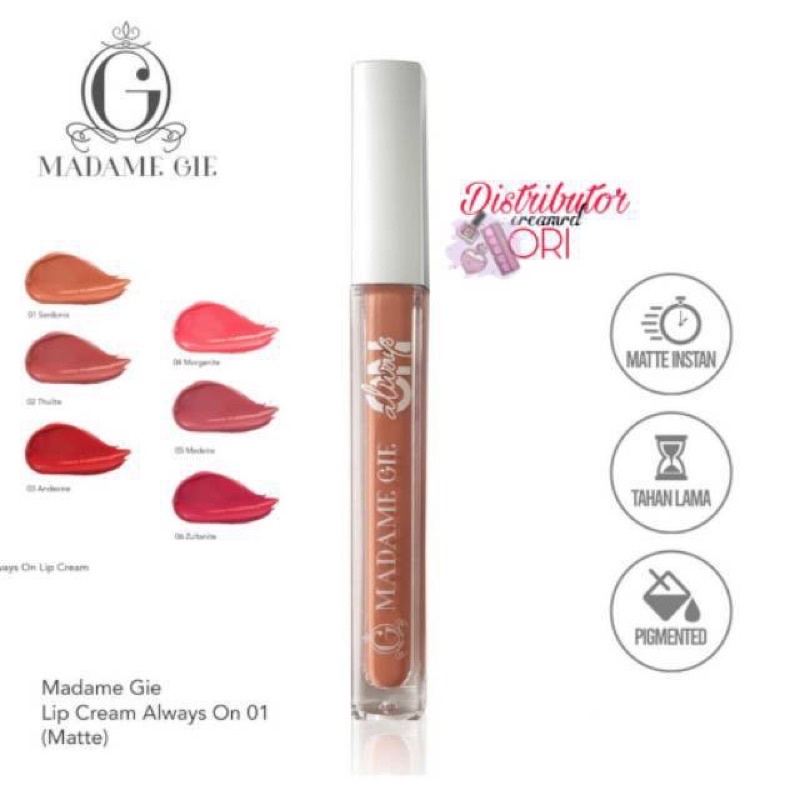 MADAME GIE ALWAYS ON LIP CREAM / ORIGINAL