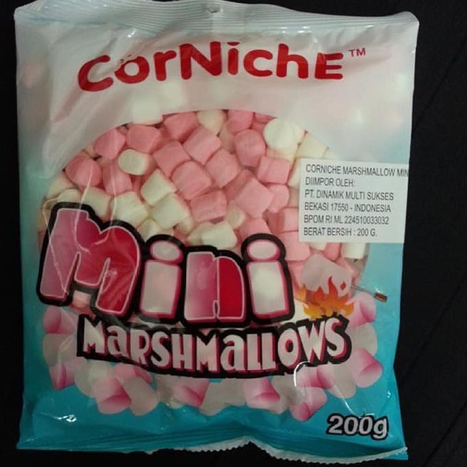 

Baru Corniche Mini Assorted Marshmallow 200 Gram/ Marshmallows/ Marsmallow Ayo Order