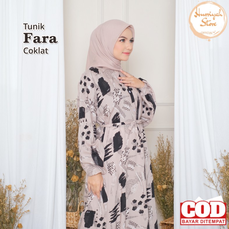 [COD] HURRIYAH  Long Daster/Tunik Bahan Rayon /Tunik Motif TASIKMALAYA 2021