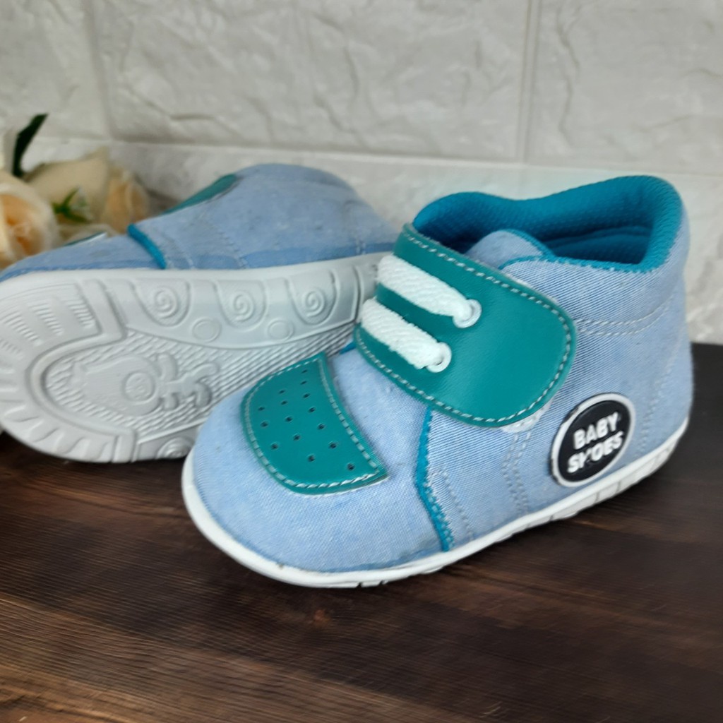 [TAMAN SEPATUKU] SEPATU TRENDY MURAH SNEAKER ANAK LAKI-LAKI BABY SHOES 12 3 TAHUN SOL BUNYI CIT CIT GAX10