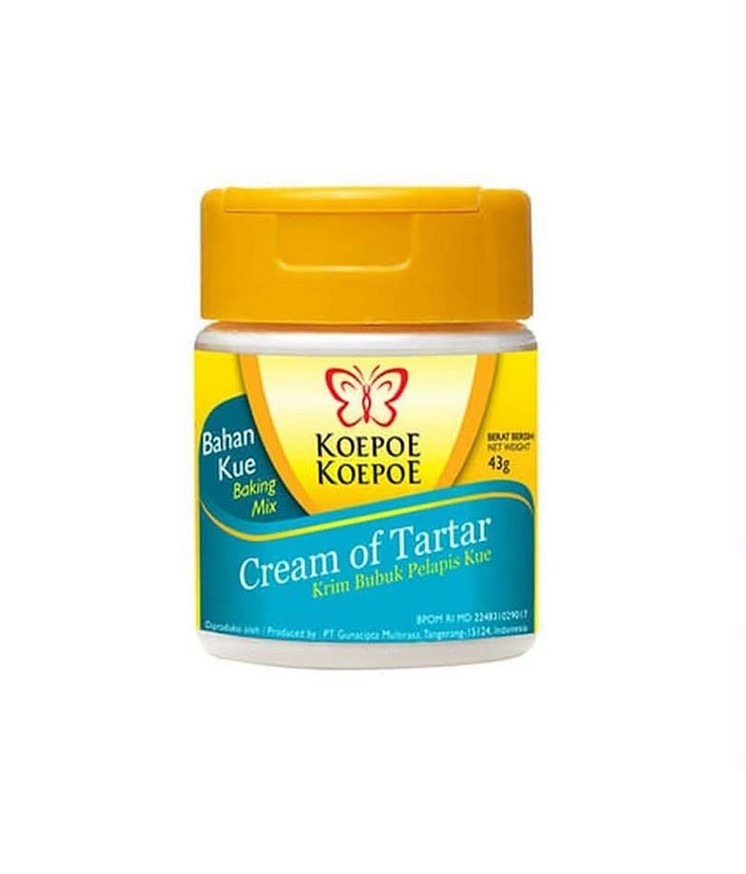 Cream of Tartar Tar Cremotar KRIM BUBUK PELAPIS KUE KOEPOE 43gr