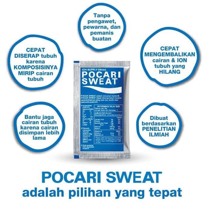 

pocari sweat sachet 13 gr isi 12 pcs / minuman isotonic / minuman sehat /