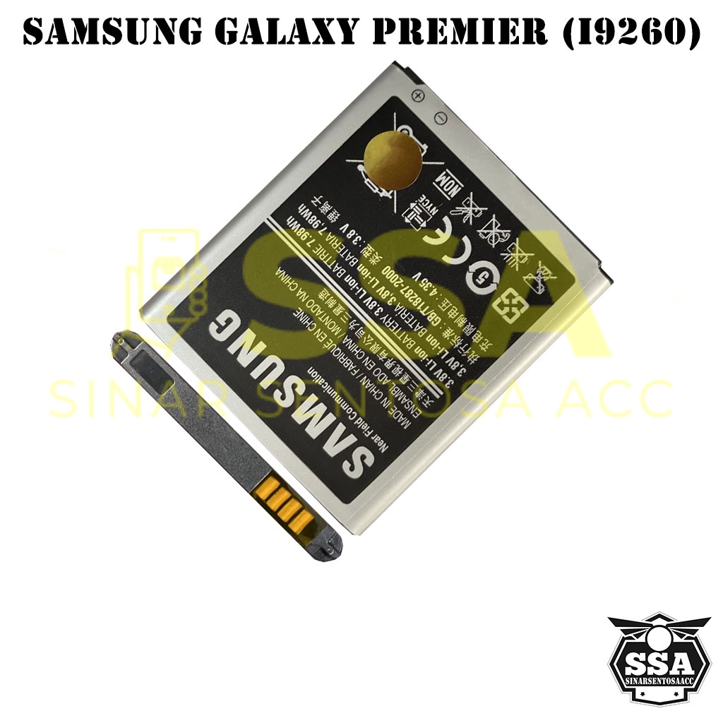 Baterai Original OEM Samsung Galaxy Premier I9260 I939 G3812 EB-L1H2LLK L1H2LLK HP Ori Battery Batrai Batre Batu Batere GARANSI AWET MURAH