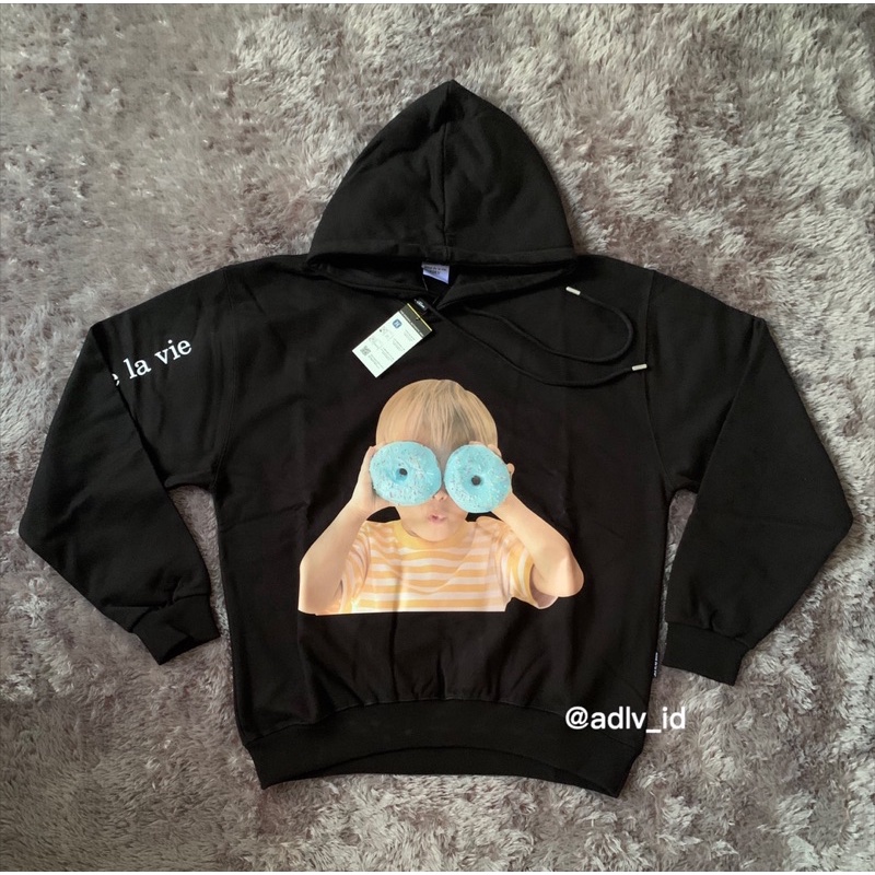 Acme De La Vie ADLV Baby Face Hoodie Black Donuts 6