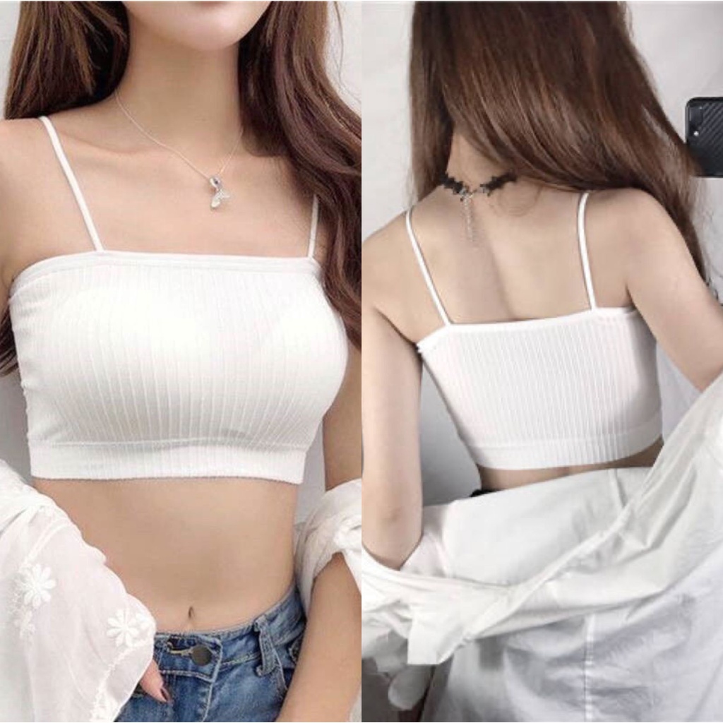 BRA Cewe Kemben Seamless Pakaian Dalam Wanita Crop Top Bralette Import