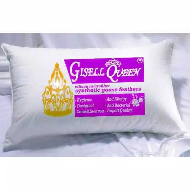 Bantal Guling Gisell Queen Bantal Hotel Silicon/ Silikon Besar Empuk Type Royal Kings Termurah Cod
