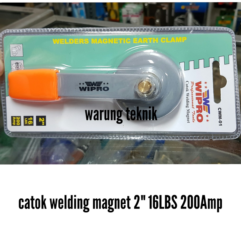 WIPRO CATOK WELDING TANG MASSA WELDERS MAGNETIC EARTH CLAMP 200 AMP