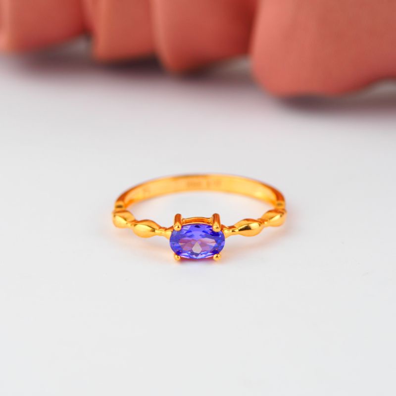 Femina Ladies- Cincin Mata Oval Ring Biji Padi - Toko Emas Gadjah