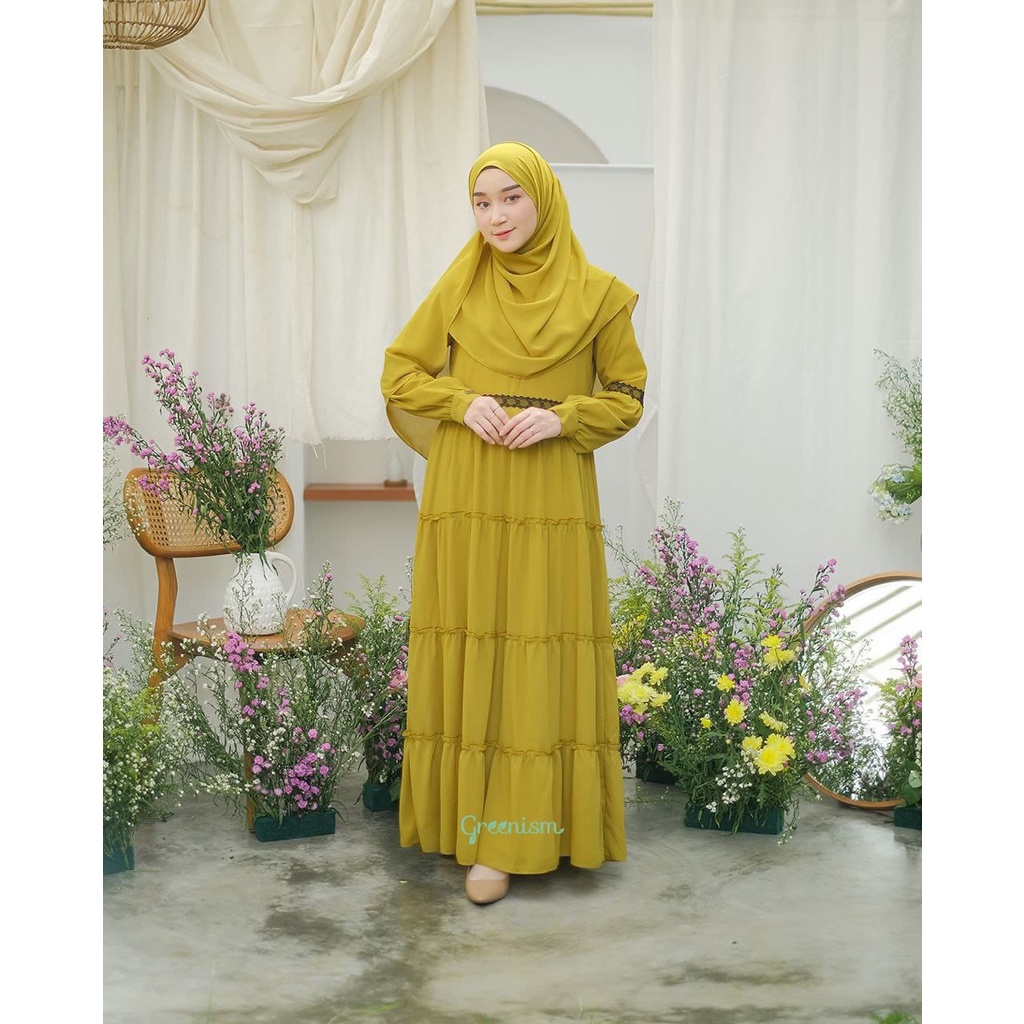 Greenism Gamis Clarinda Quality Premium Syari'i