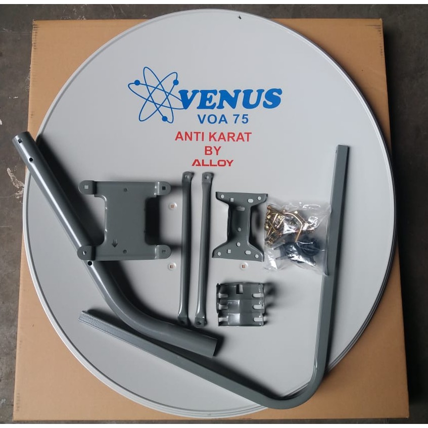 Paket Parabola Mini 75 Cm Venus + LNB + Kbl 15m