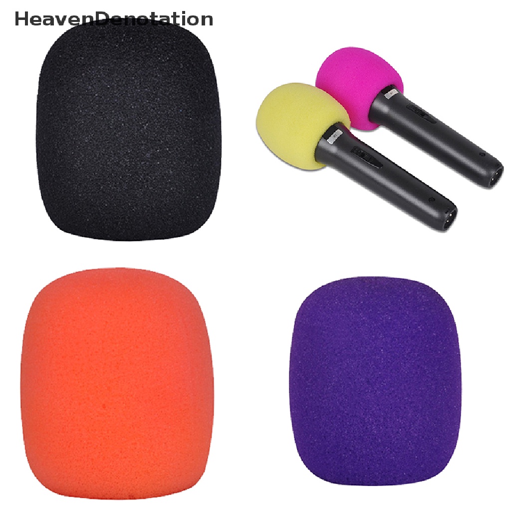 [HeavenDenotation] 10 Colors Handheld Microphone Mic Grill Windshield Wind Shield Sponge Foam Cover