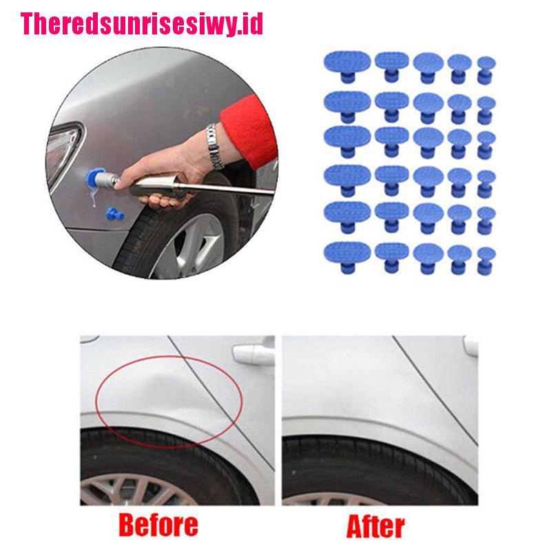【Theredsunrisesiwy.id】1 Set(30pcs) Car Body Puller Tabs Pulling Paintless Dent Repair Removal Tool