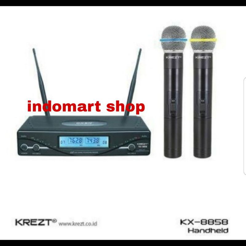 mic wireless krezt kx 8858 handheld ORIGINAL