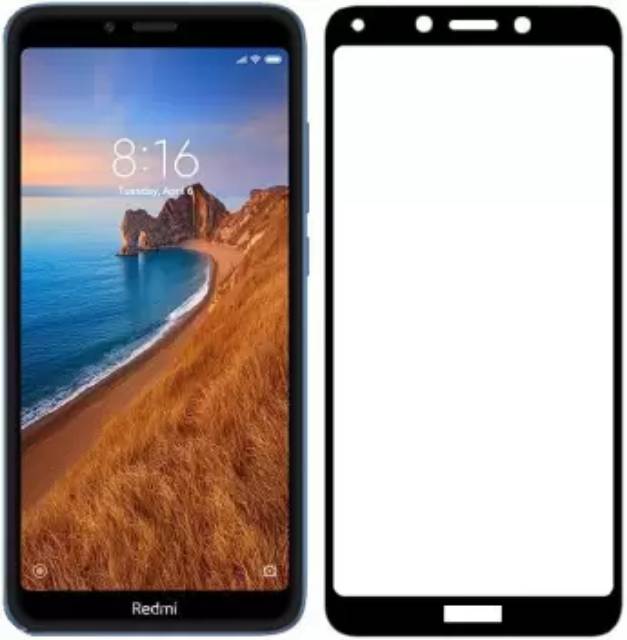 Tempered glass xiaomi  redmi 7a full cover