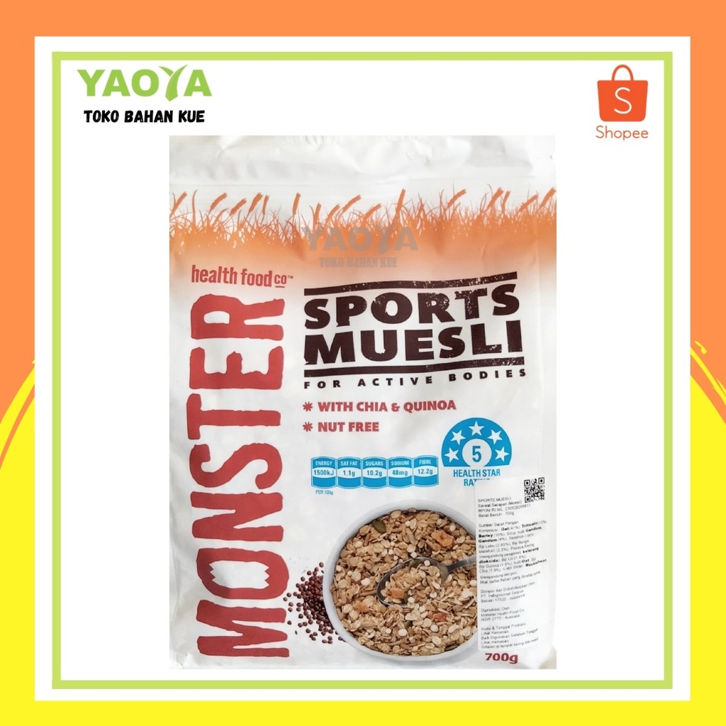 

MONSTER SPORTS MUESLI 700G