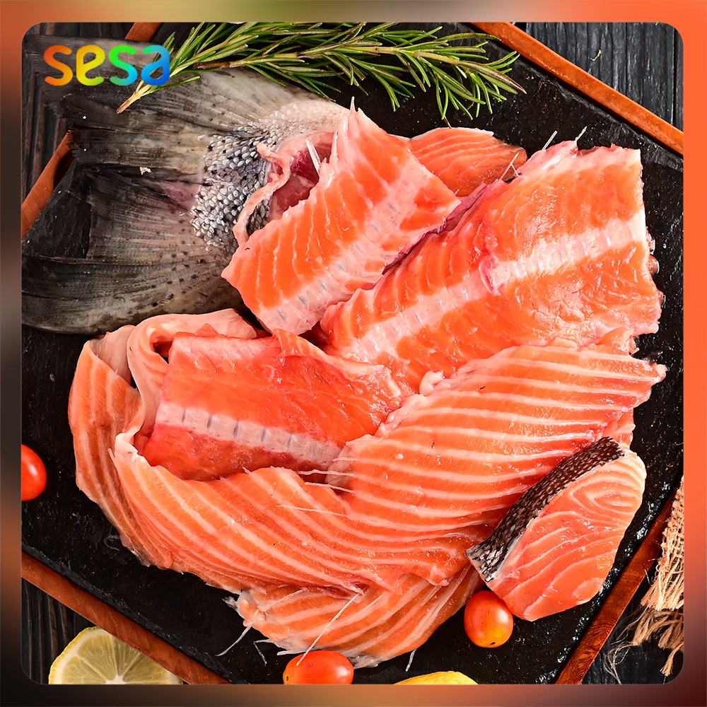 

BONE & BELLY SALMON Trout Fresh 500gr - Ikan Fresh Sehat Segar