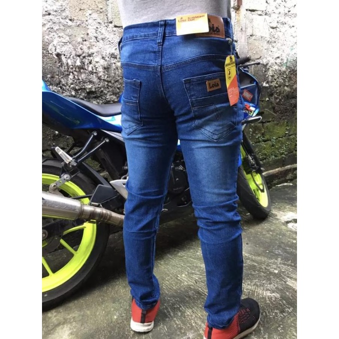 Celana jeans lois pensil pria//celana panjang skinny lois strech pria